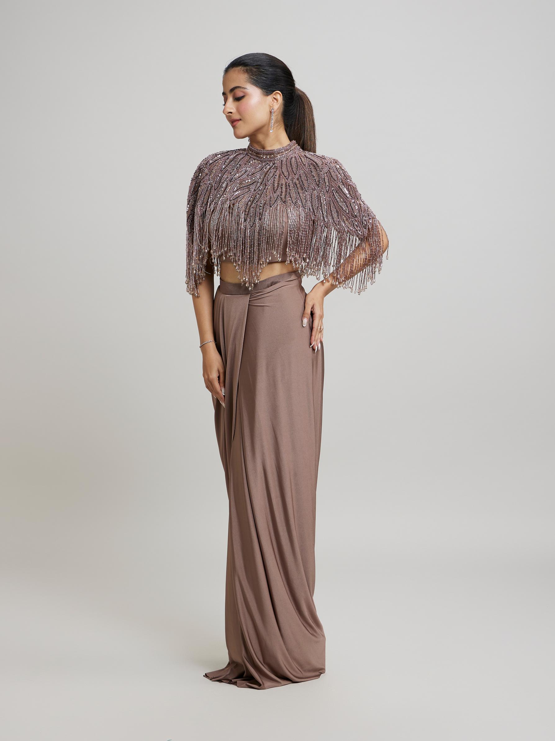 Twamev Women Purple Majesty Indo Western