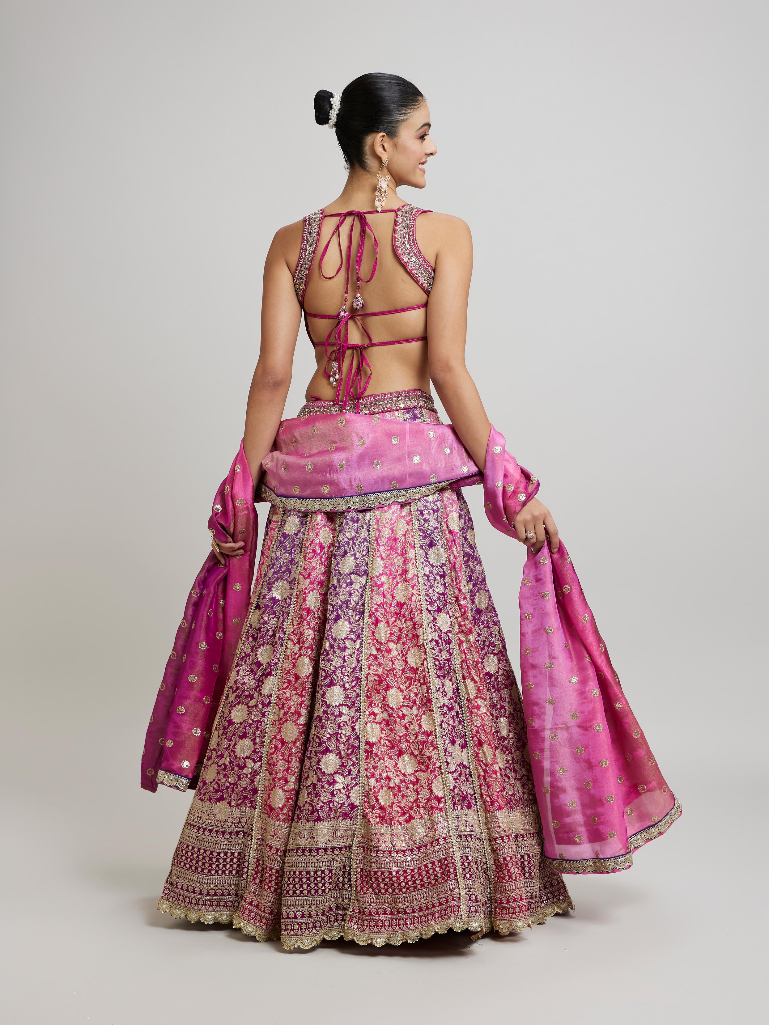 Twamev Women Purple Majesty Lehenga