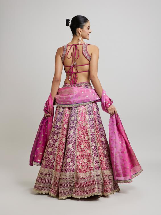 Twamev Women Purple Majesty Lehenga