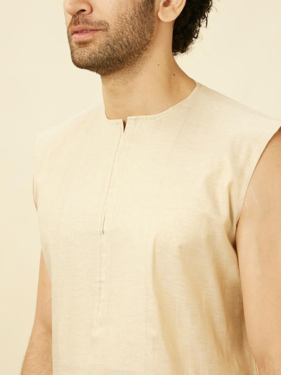 Twamev Men Royal Beige Sherwani Affair