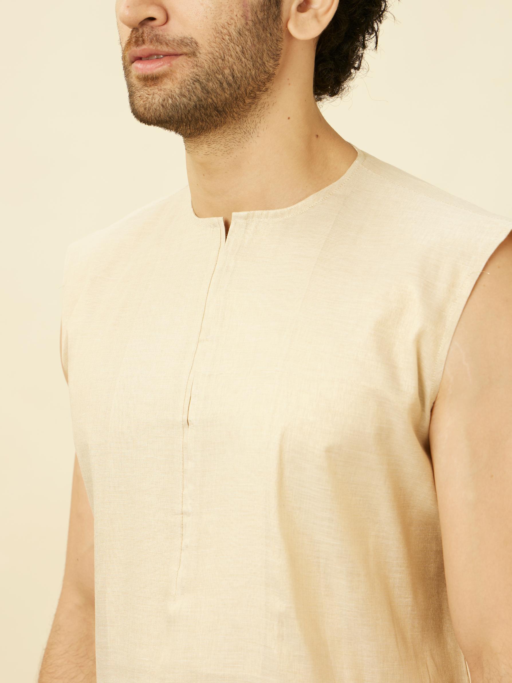 Twamev Men Royal Beige Sherwani Affair