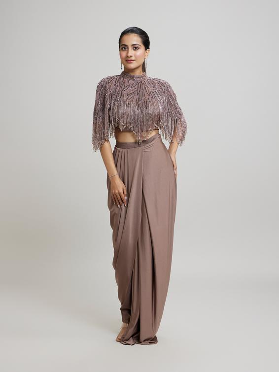 Twamev Women Purple Majesty Indo Western