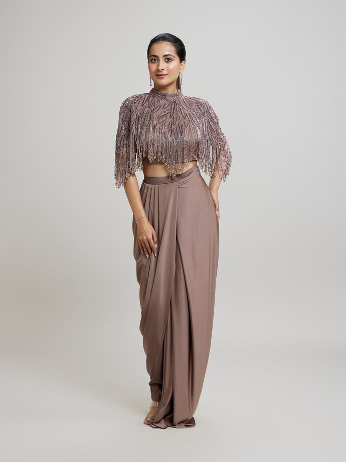 Twamev Women Purple Majesty Indo Western