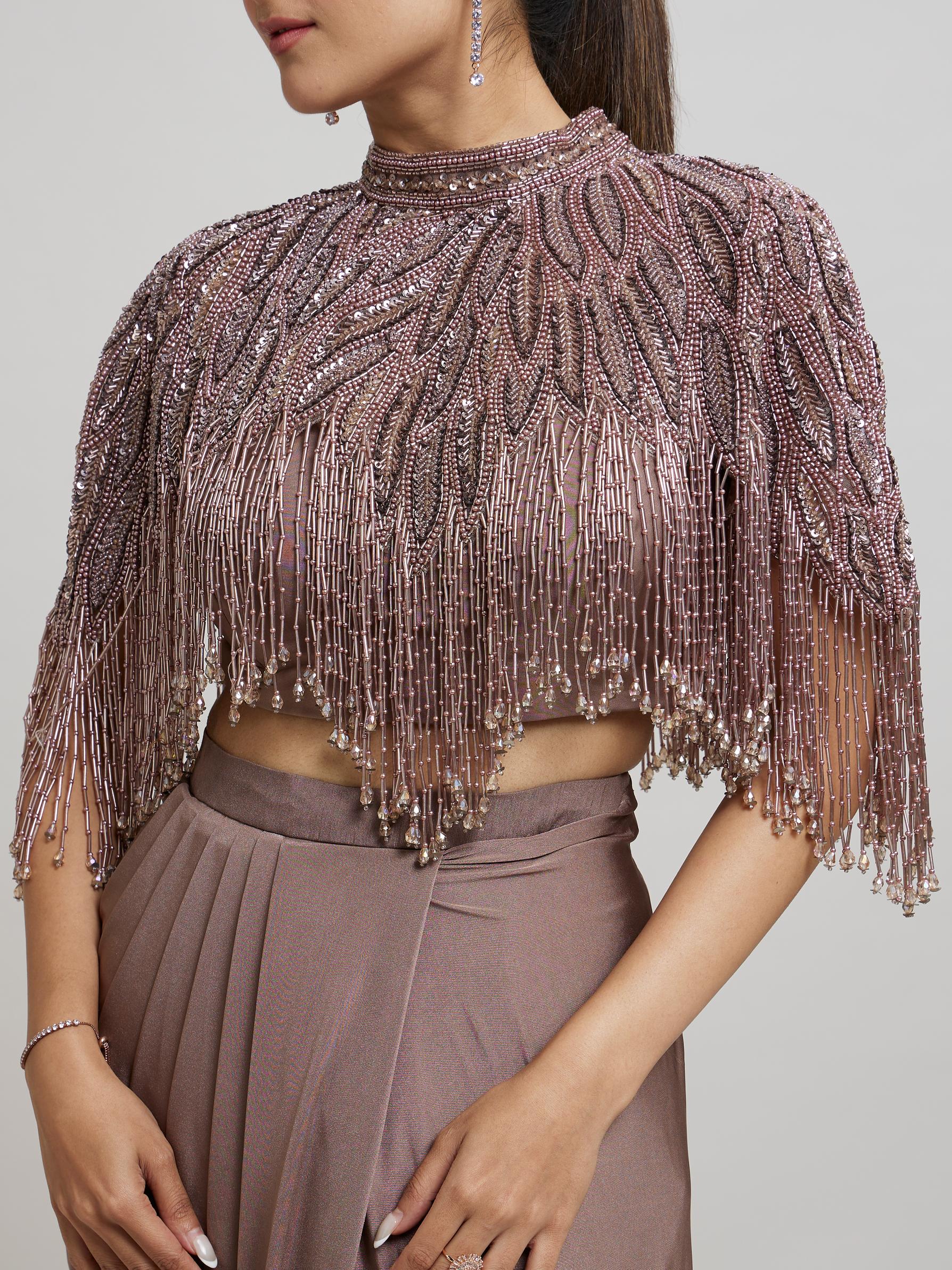 Twamev Women Purple Majesty Indo Western