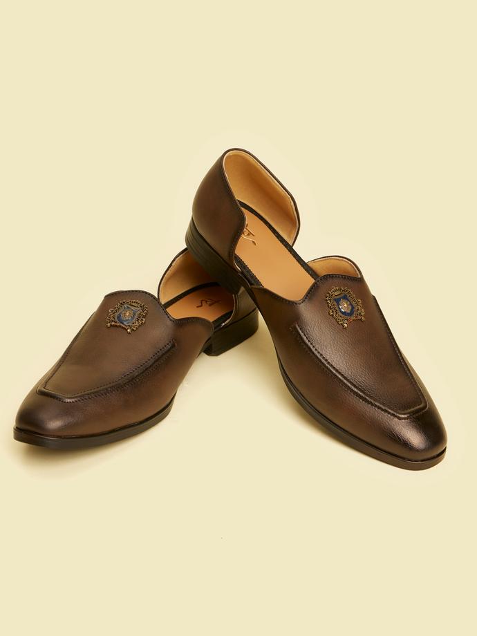 Twamev Men Brown Faux Leather Shoe