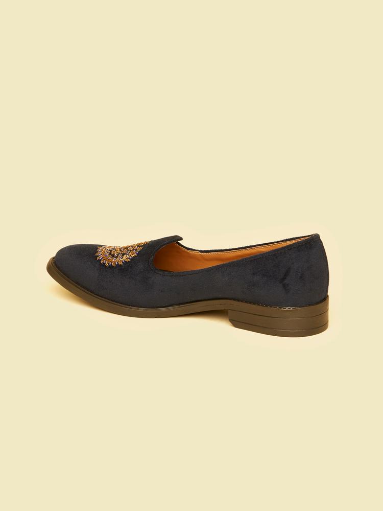 Twamev Men Blue Velvet Opulence Juti