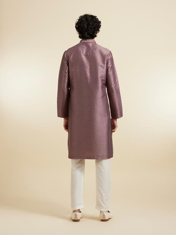Diwas Men Opulent Purple Elegance Kurta