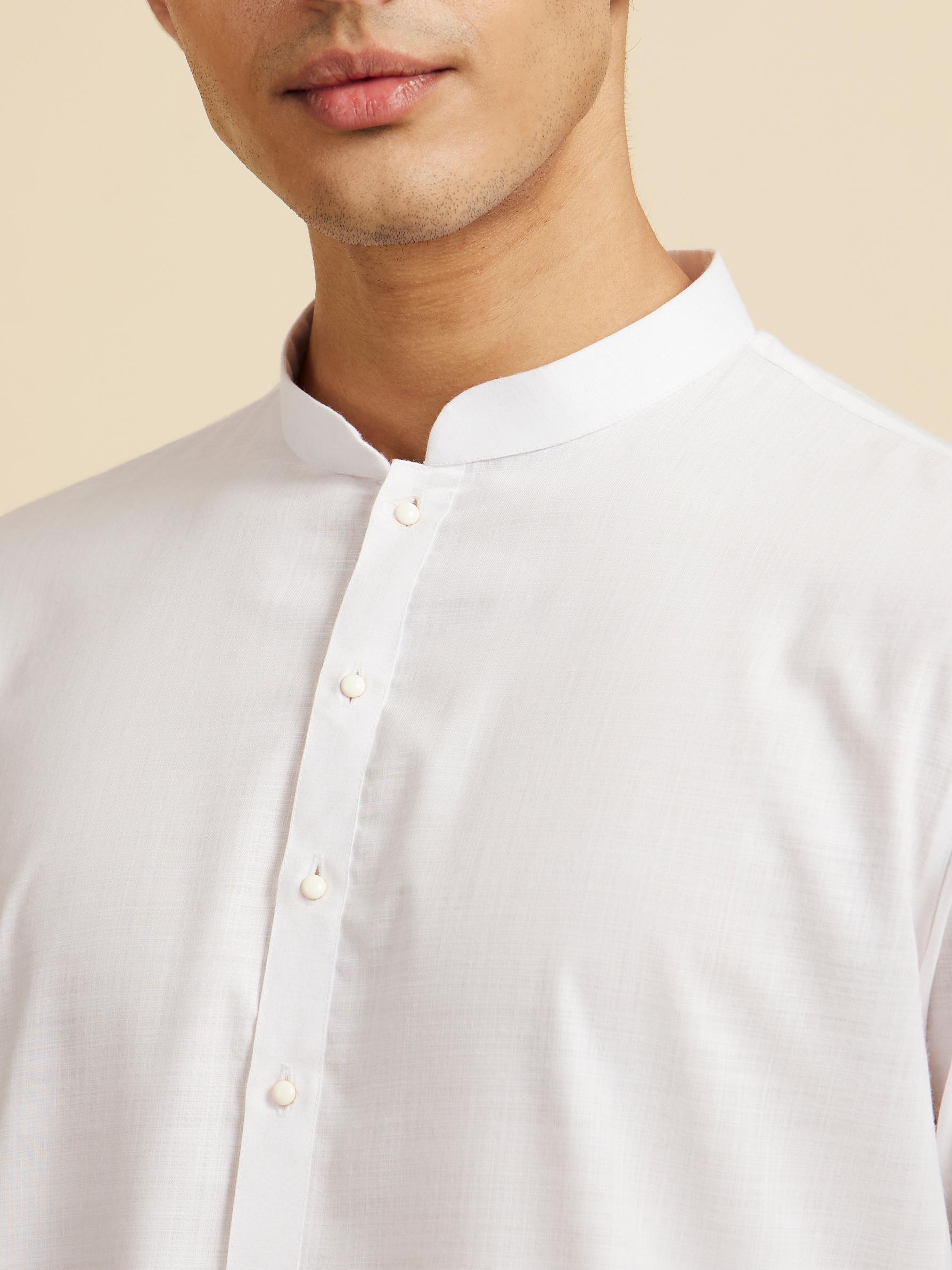 Diwas Men Immaculate White Elegance Kurta