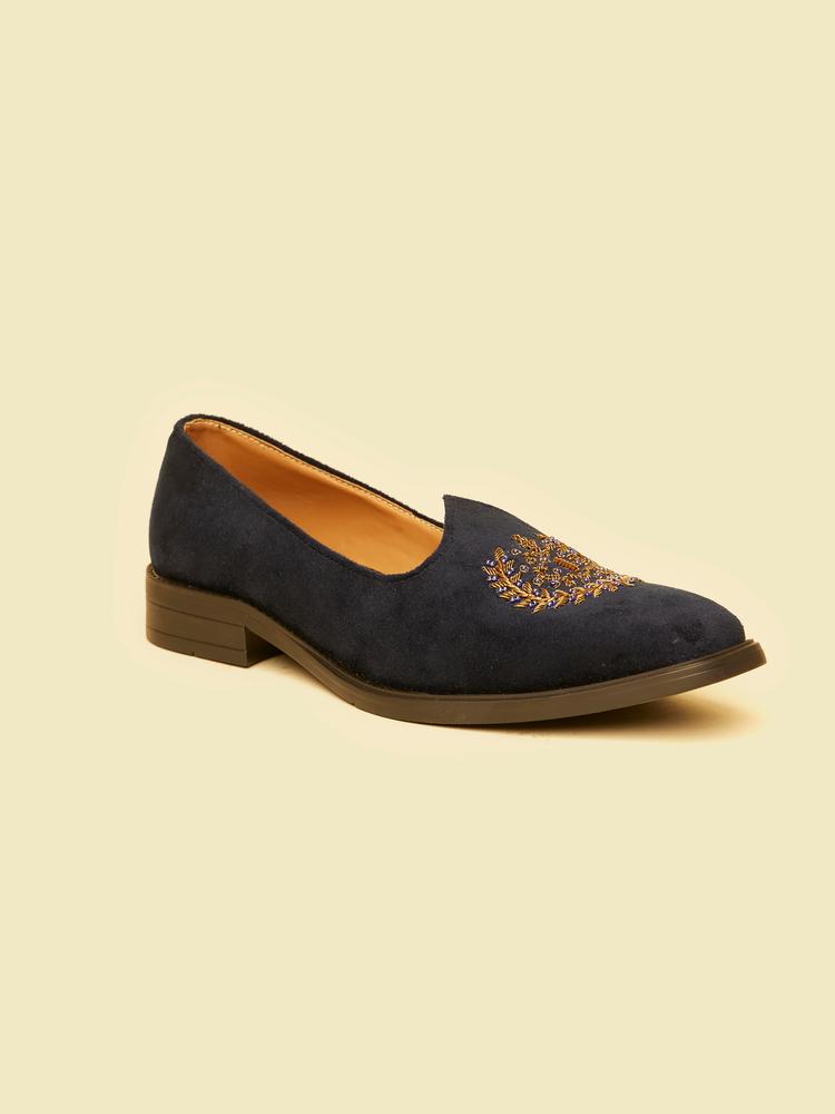 Twamev Men Blue Velvet Opulence Juti