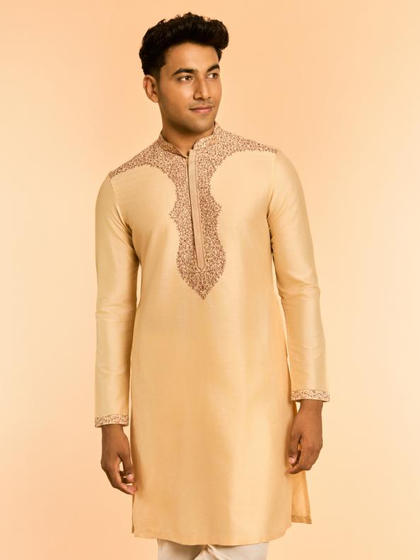 Diwas Men Beige Charm Kurta