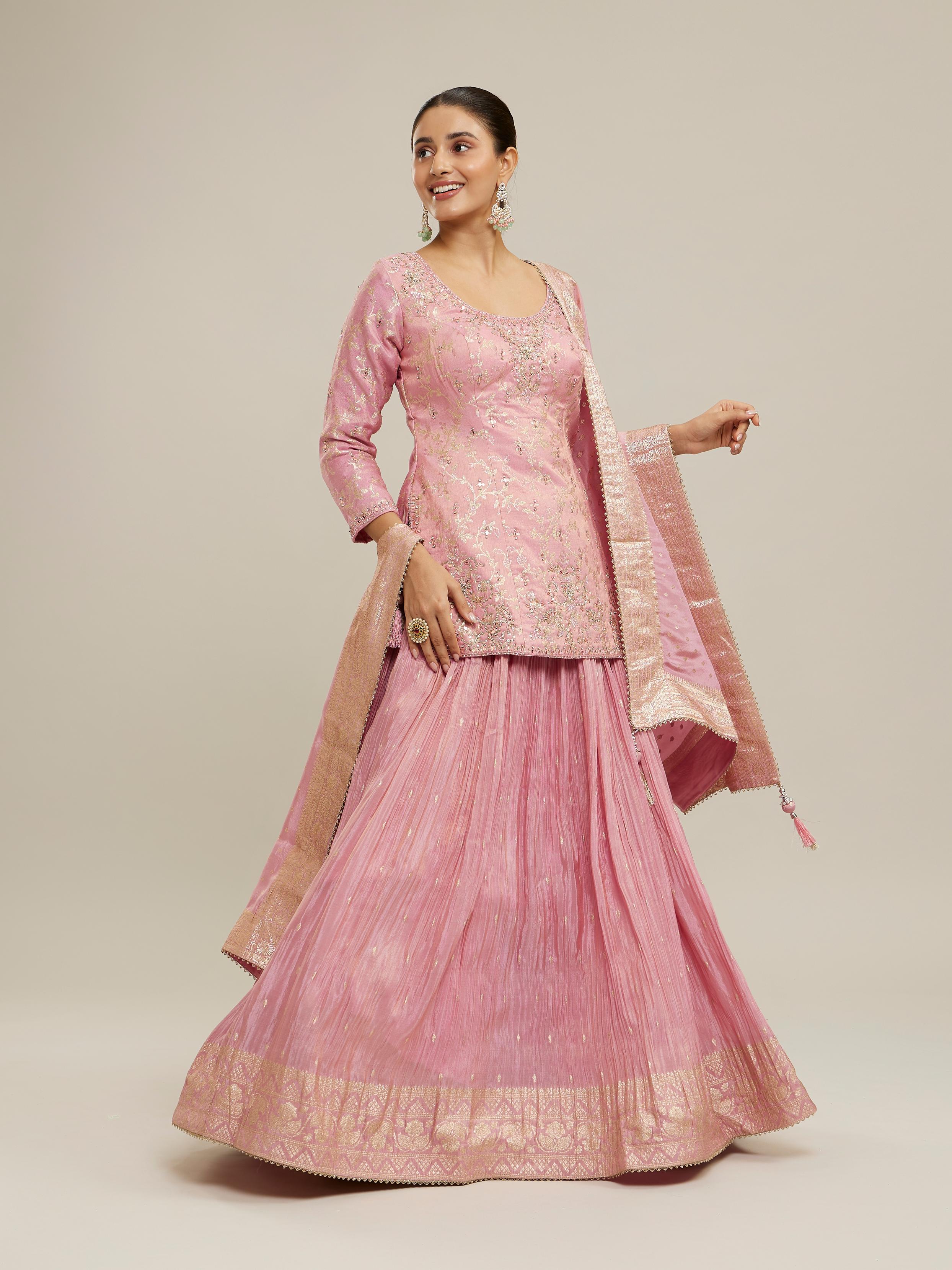 Twamev Women Twirl in Purple Delight Lehenga