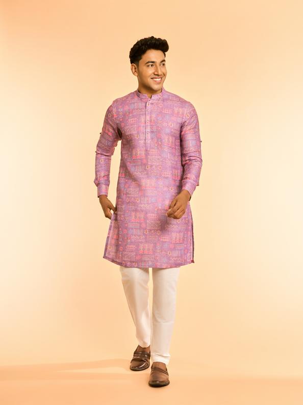 Diwas Men Sublime Lilac Kurta