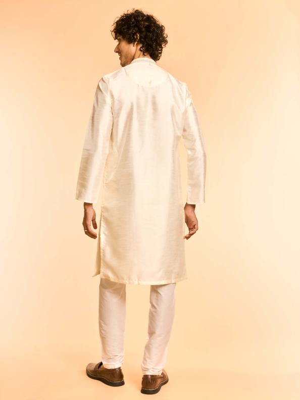 Diwas Men Elegant Cream Kurta