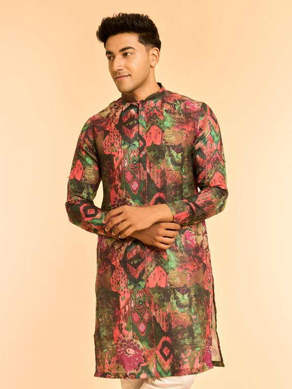 Diwas Men Emerald Elegance Kurta