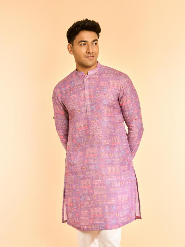 Diwas Men Sublime Lilac Kurta