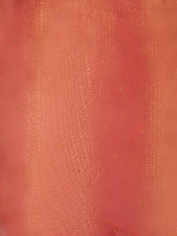 Twamev Women Glorious Rust Red Tissue Saree