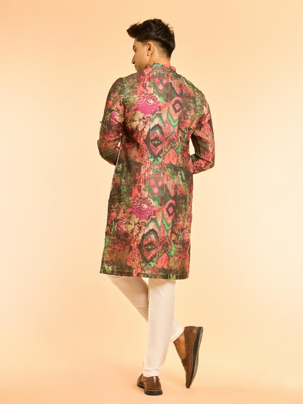Diwas Men Emerald Elegance Kurta