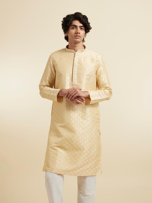 Diwas Men Regal Beige Majesty Kurta Pajama
