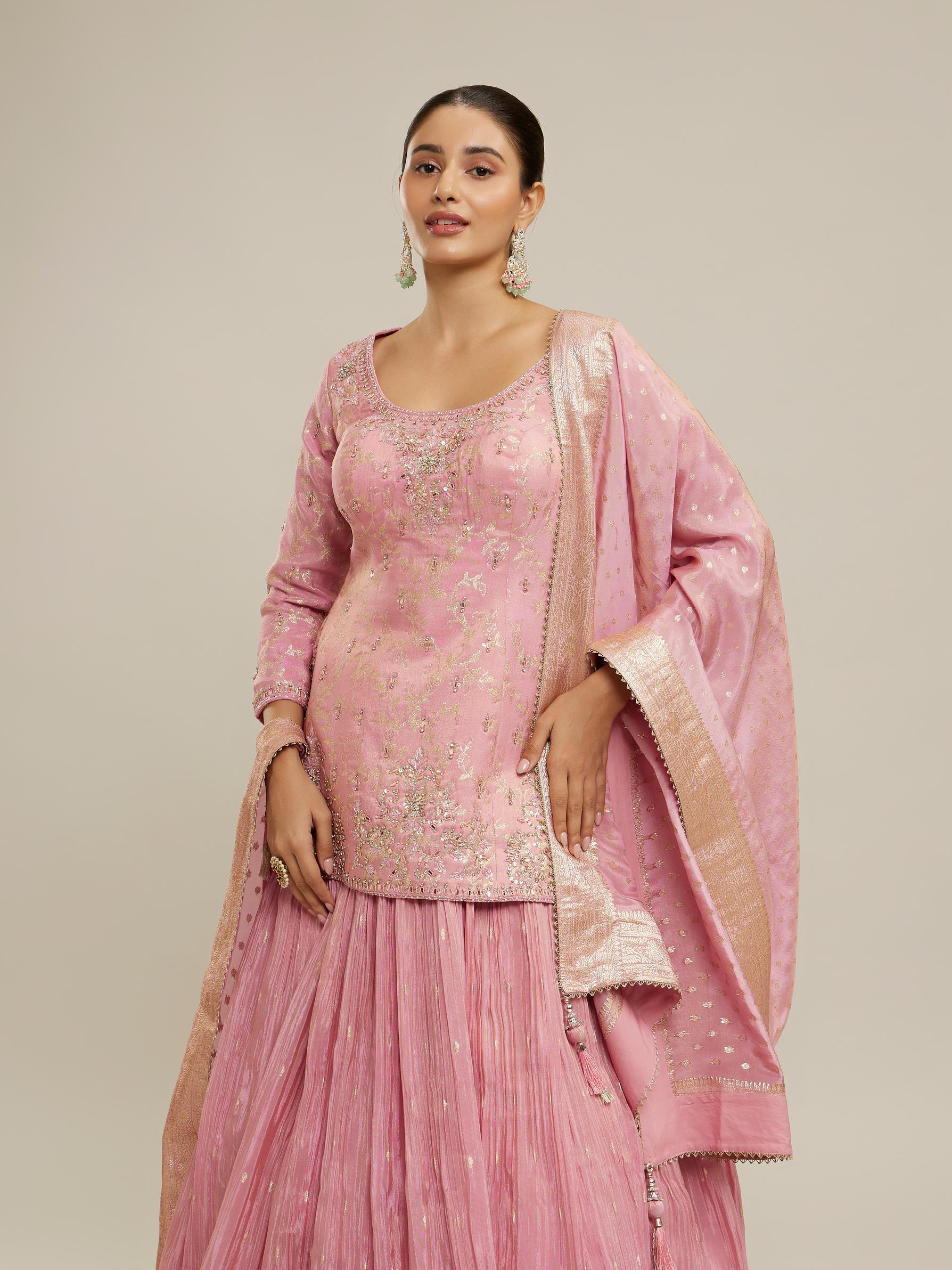 Twamev Women Twirl in Purple Delight Lehenga